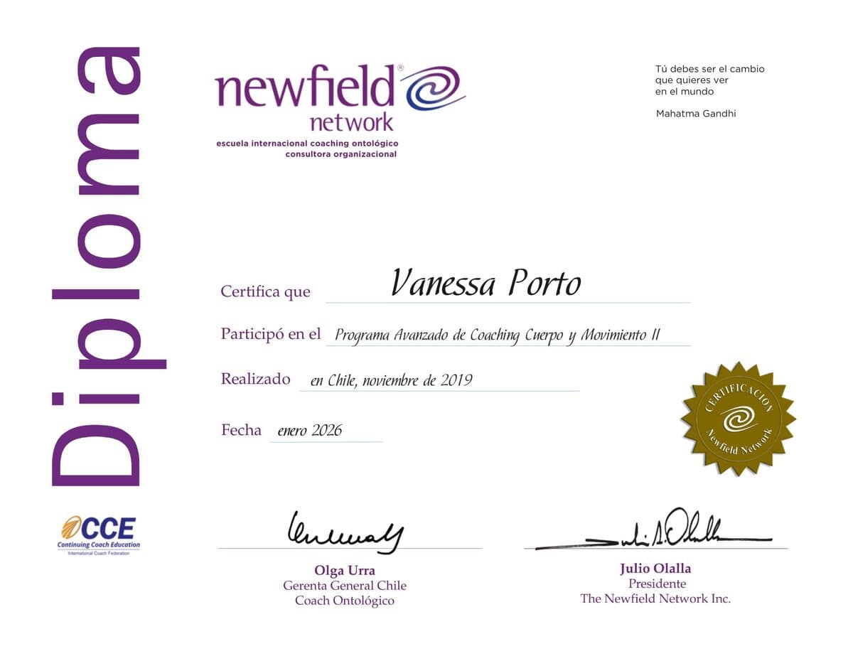 Coaching Cuerpo y Movimiento II